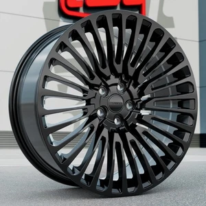 22" HAWKE SENTRY FORGED ALLOY WHEELS for RANGE ROVER SPORT L494 22x10 Black - Picture 1 of 4