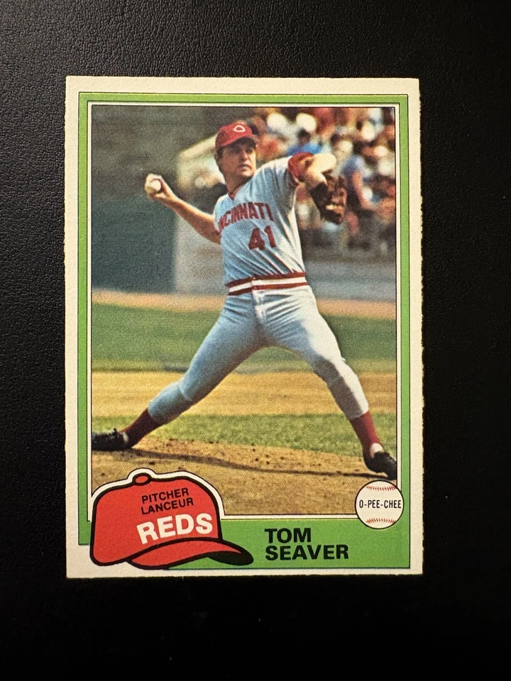 1981 MLB O-Pee-Chee Baseball #220 TOM SEAVER HOF NRMT CENTERED! SHARP - Image 1 of 2