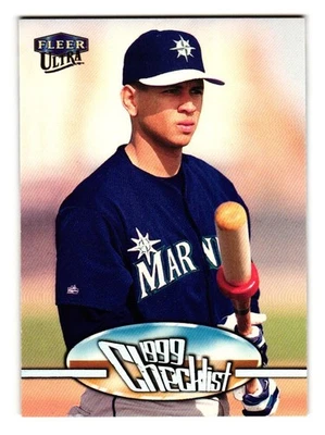 1999 Ultra #212 Alex Rodriguez  Seattle Mariners Baseball Card - Image 1 of 2