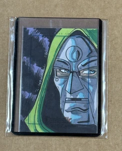 2008 Rittenhouse Fantastic Four Archive Doctor Doom Sketch Molinelli 1/1 - Picture 1 of 2