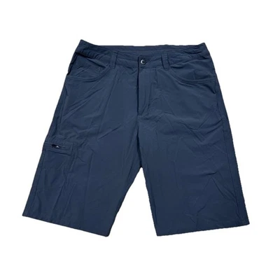 Pantalones Cortos Patagonia Quandary Para Hombre 34 Azul Forja Senderismo Viaje Aire Libre Campamento Gorp Foto 1 de 4
