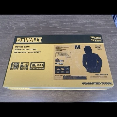DEWALT DCHJ066C1M 12V/20V MAX Mujer Negro Chaqueta Térmica Kit Foto 1 de 4