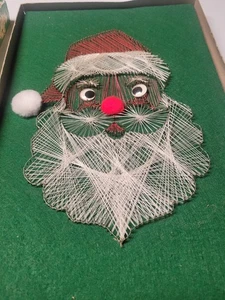 Hazel Kaboodle Kit Mid Century Saint Nick String Art Kit 168 Completed craft - Picture 1 of 2