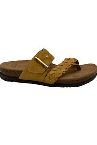 Earth Origins Braided Print Toe-Post Sandals Onida Yellow - Picture 1 of 4