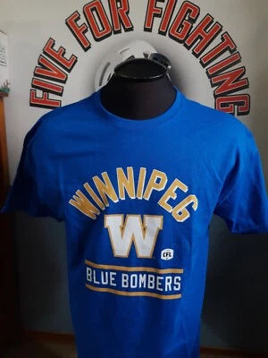 WINNIPEG BLUE BOMBERS CFL T-SHIRT BNWT - Image 1 of 4