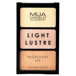 MUA Golden Kisses Highlight Kit Light Lustre 3 Golden Glow Shades 9g Sealed - Picture 1 of 1