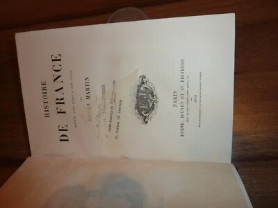 Histoire de france depuis 1789 à nos jours (1878) 8 volumes - Photo 1/2