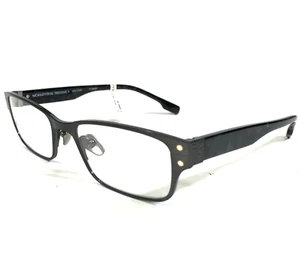 Morgenthal Frederics Eyeglasses Frames 023 ANTOINE Shiny Gunmetal Horn 50-19-146 - Picture 1 of 10