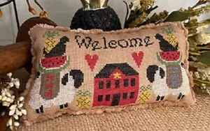 Almohada Welcome House ~ Manos de mujer - Imagen 1 de 1