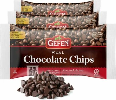 Gefen Vegan Semi-Sweet Chocolate Chips, 9 oz. (3 Pack) - Image 1 of 3