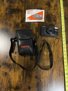 Vintage ~ Pentax IQZoom 140 ~ 35mm Point & Shoot Film Camera ~ TESTED / WORKING - Picture 1 of 8