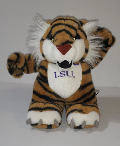 Team Crossbar NCAA LSU Tigers Fightsong Mascot Plush Tiger 10" Animated Singing Cover