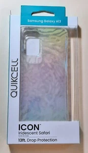 NEW! QUIKCELL ICON case for Samsung Galaxy A13 Iridescent Safari 13ft. drop pro - Picture 1 of 2