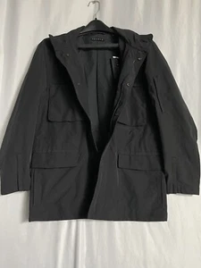 NWT Theory Black Compactable Parka  Winter Jacket Size Small - Picture 1 of 16