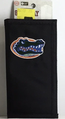 Florida Gators Football Checkbook Cover Wallet Billfold ID Embroidered Licensed Cover
