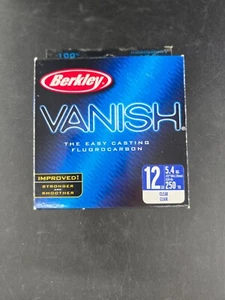 Berkley Vanish 12lbs Clear Fluorocarbon Line 250 Yards - Picture 1 of 2