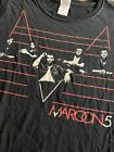 Maroon 5 Tour 2011 Band Graphic T Shirt Men’s Size Small Color Black Double Side