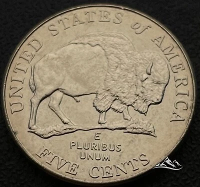 USA 5 cents coin 2005. KM #368. Jefferson Nickel.  Westward Journey Bison. D - Image 1 of 4