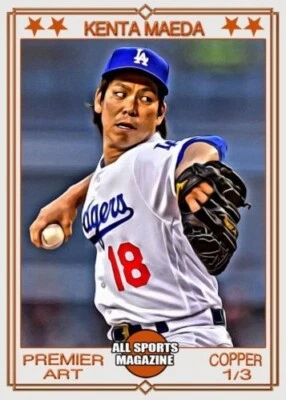 2017 KENTA MAEDA LAD 1/3  ORIGINAL PRINT ART SKETCH CARD - COPPER EDITION - Image 1 of 2