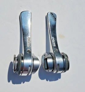 NOS Suntour Downtube Shifters Braze On Vtg Road Bicycle 6 spd Index 7 Friction - Picture 1 of 9