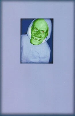 FUNNY GET WELL Card TO ANYONE by AMERICAN GREETINGS, monster mask card +Envelope - Image 1 of 4