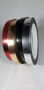 METALLISIERTE Polyester Folienbänder, ACRILIC Kleber, MMYP-1 - 1/4" x 72YD - Bild 1 von 6