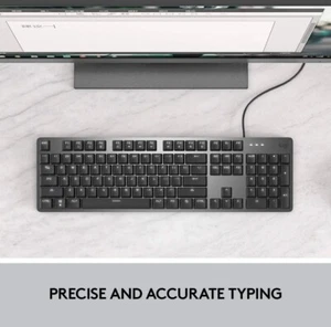 Logitech K845 Full-size Wired Mechanical Keyboard - Tactile Switch Red Switches - Picture 1 of 6