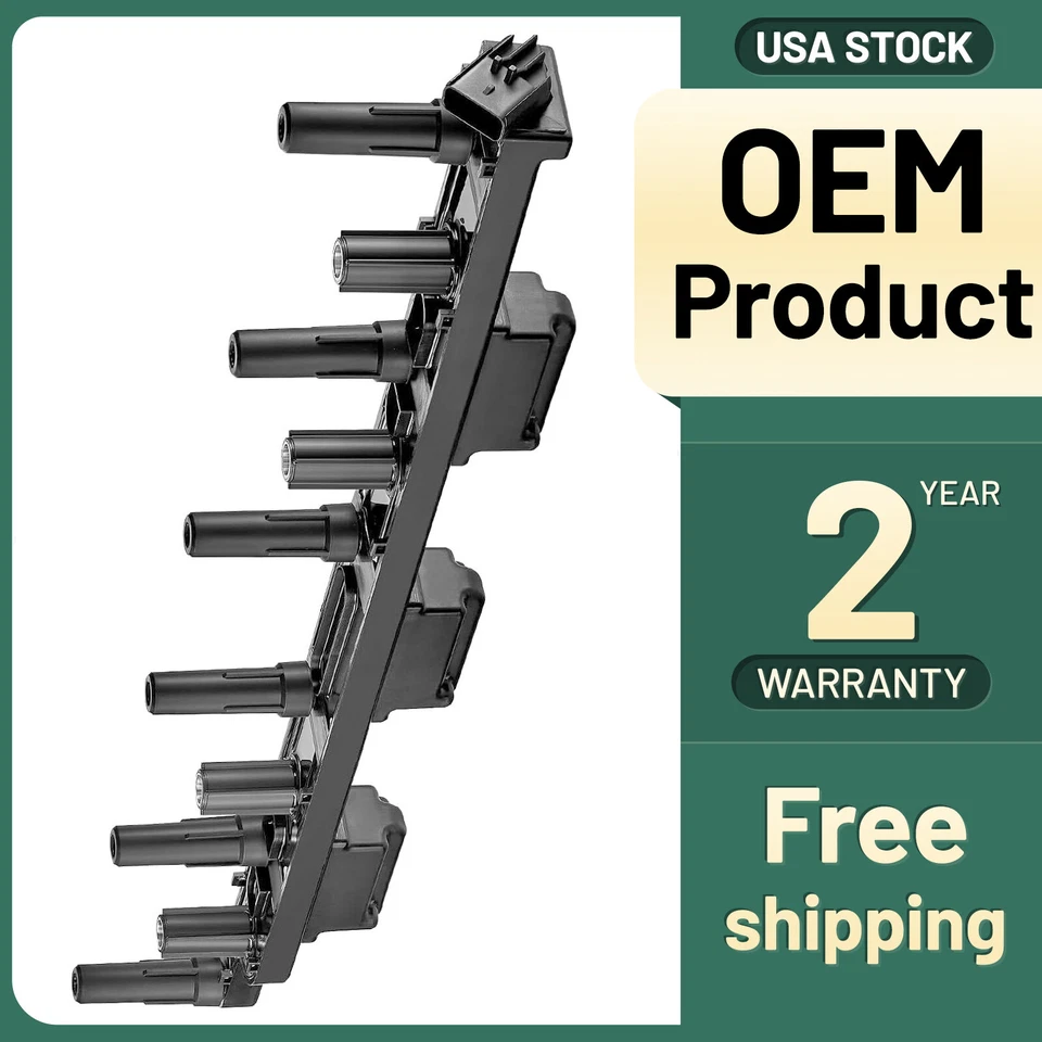 Paquete de bobinas de encendido para Jeep Grand Cherokee Wrangler 4,0 L L6 UF296 2000-2006 Foto 1 de 4