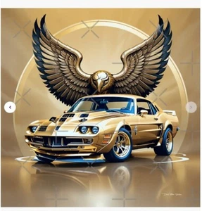 1982 Pontiac Trans Am Poster - 33.1" x 33.1" - Semi Gloss - Picture 1 of 2