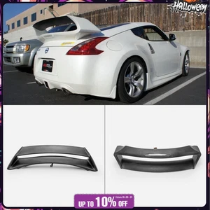 FRP AM Style Rear Trunk Spoiler Wing Kit (With brake lights) For Nissan 370z Z34 - Imagen 1 de 10