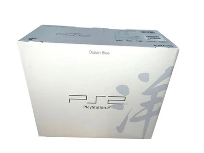NEW Sony Playstation 2 Console PS2 SCPH-37000 Ocean Blue RARE Japan - Image 1 of 4