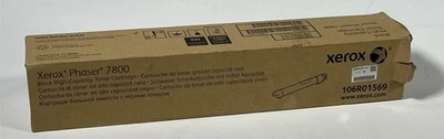 Genuine Xerox 106R01569 (Phaser 7800 Black High Capacity Toner Cartridge - Image 1 of 4