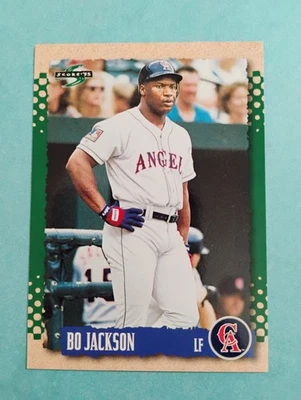 Tarjeta de béisbol 1995 Score Bo Jackson California Angels Outfielder número 342 Foto 1 de 4