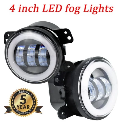 pair Bumper Front Fog Lights Lamps FOR Fiat 500 2012-2015 Right+Left - Image 1 of 4