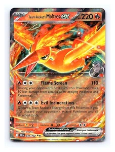 Team Rocket's Moltres ex #031/182 SV10: Rivali Destinati Pokémon EX - Foto 1 di 2