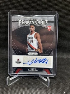 Autógrafo de novato Panini Prizm Penmanship 2023-24 #RP-CAM Toumani Camara radiocontrol automático - Imagen 1 de 3