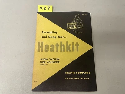 Kit Heath Audio Tubo de Vacío Voltímetro Modelo AV-3 Manual de Construcción Foto 1 de 4
