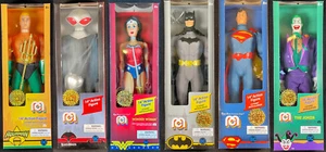 Set of 6 2018 Limited Edition Numbered MEGO 14" Vintage Style Action Figures MIB - Picture 1 of 13