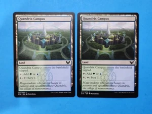 2x Quandrix Campus Strixhaven School Mages 2021 Mtg Magic Dual Land Mana 271 - Picture 1 of 2