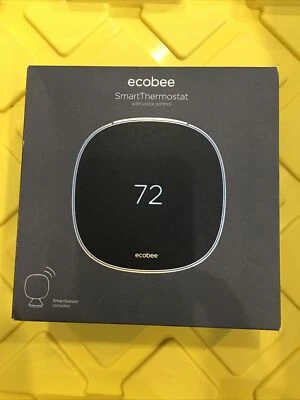 Ecobee Smart Thermostat with Smart Sensor & Voice Control   EB-STATE5-01- Used - Image 1 of 3