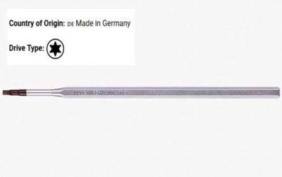 Felo Torx T8 x 6-3/4" Blade for Torque Limiting Handle - 5-26 in/lbs - Image 1 of 2