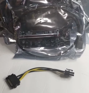 Riser V009S-PLUS PCE164p-N09 PCI-E 1X TO 16X ADAPTER Brand New (6 Pack) - Picture 1 of 2