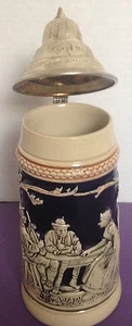 West Germany Beer Stein with lid Thewalt "Bier ist zu jeder gesund Stund" - Picture 1 of 11