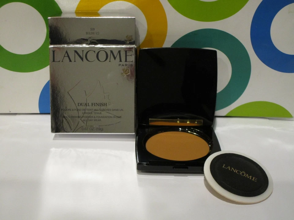 LANCOME ~ MAQUILLAJE EN POLVO DE DOBLE ACABADO ~ # 510 GAMUZA (C) ~ 0,67 OZ Foto 1 de 1