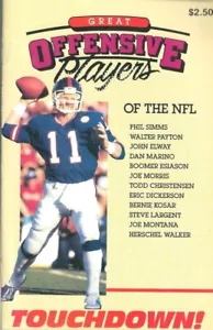 Grandes jugadores ofensivos de touchdown NFL Phil Simms 1987 - Imagen 1 de 8