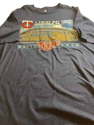 Camiseta Minnesota Twins 2010 Stadium temporada inaugural MLB para hombre talla L Foto 1 de 4