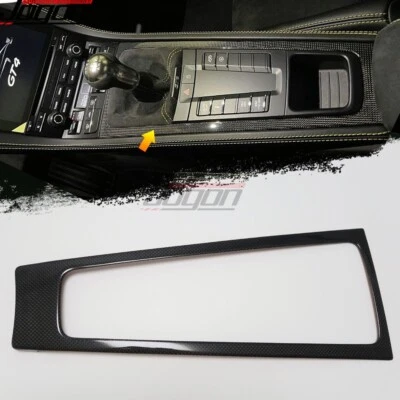 911 991 For Porsche Carrera GT3 Targa 2012-18 Carbon Console Gear Shifter Panels - Image 1 of 4