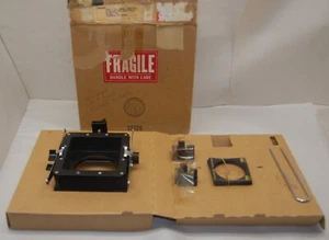 Calumet 4x5 Bellows Compendium Lens Hood With 12 Filter Holders in Box - Picture 1 of 11