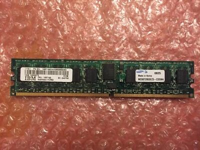 IBM (15R7168) 128MX72 1GB Memory Module / 15R7168YH10MS86B2E8 / EC: G40765 - Image 1 of 4