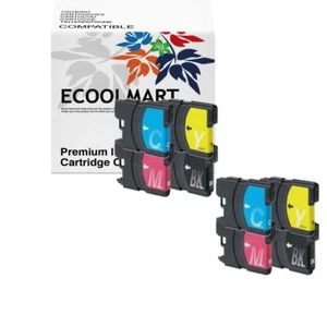8 pack LC61 ink set fits Brother MFC-6490CW MFC-290C MFC-5890CN Printer - Picture 1 of 3